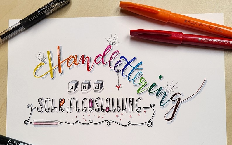 Handlettering Aufbaukurs Handlettering Aufbaukurs